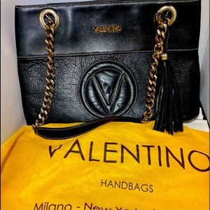Valentino Black leather handbag